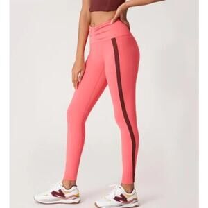 New Balance Bandier Tight Leggings Small Pink High Rise Sustainable Vibrant NWT